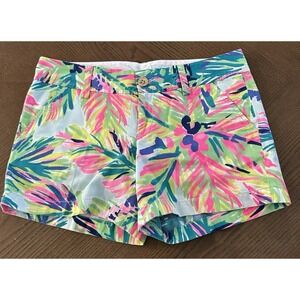 Lilly Pulitzer Shorts Callahan Collection Island Time Colorful Size 4 Resortwear